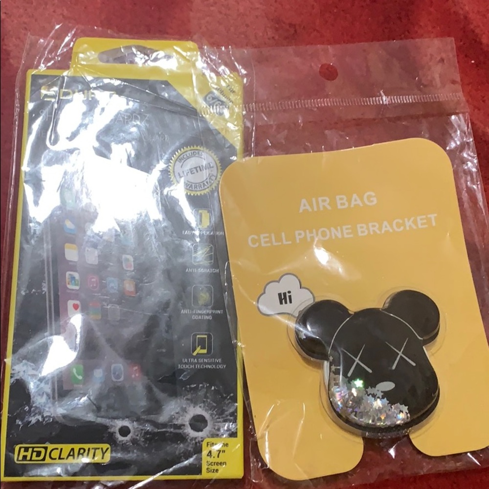 Popsocket and tempered glass